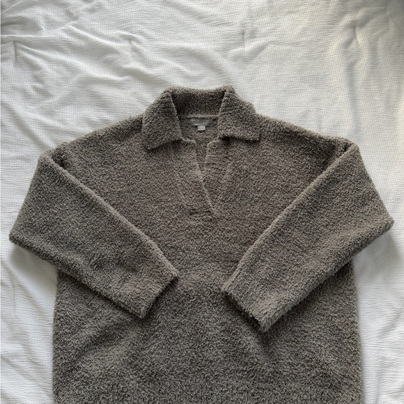 Barefoot Dreams Sweaters - Barefoot Dreams Eco CozyChic Wide Placket Pullover Sweater